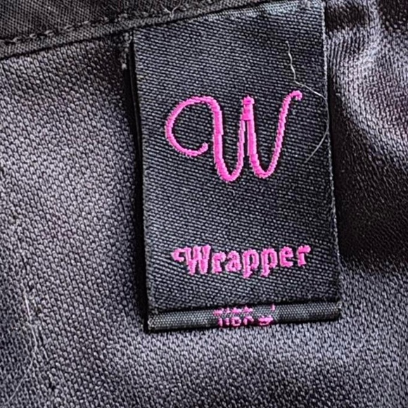 Wrapper Black and White Polka Dot Mini Skirt - Picture 4 of 6